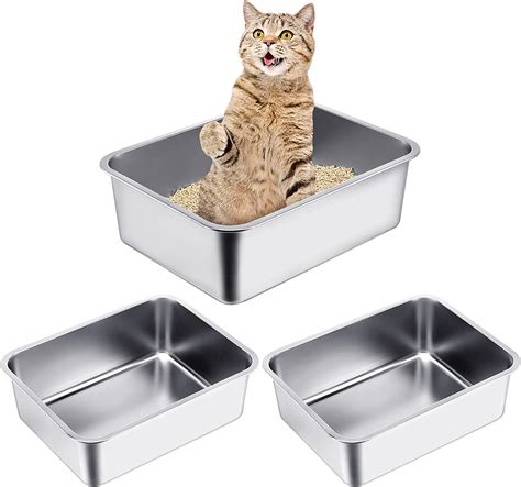 iprimio ultimate stainless steel cat xl litter box walmart|xxl stainless steel litter box.